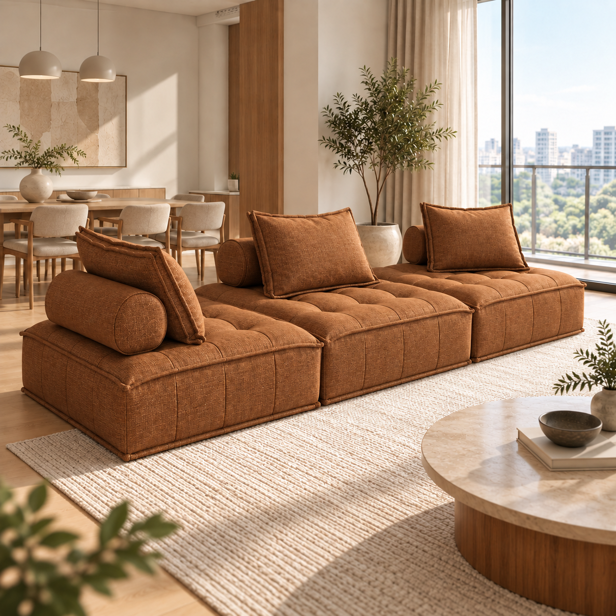 Morcello Fabric Sofa
