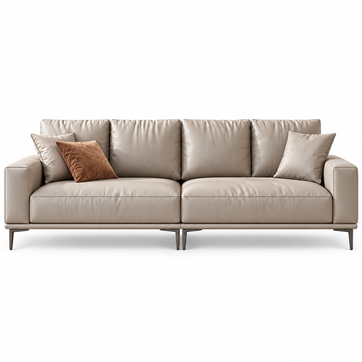 Velcira Leather Sofa