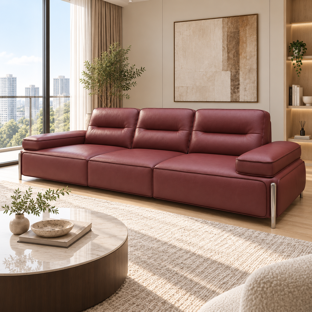 Orvenelle Leather Sofa