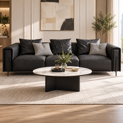 Cazmoro Leather Sofa