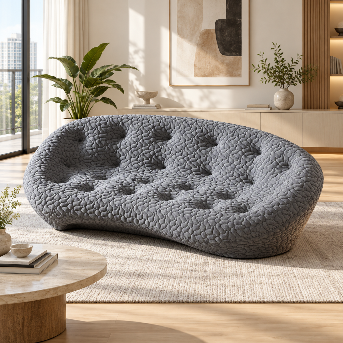 Belvienne Fabric Sofa