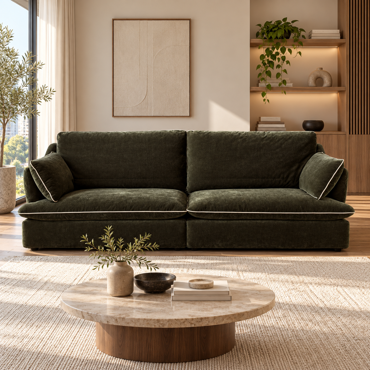 Alcorra Fabric Sofa