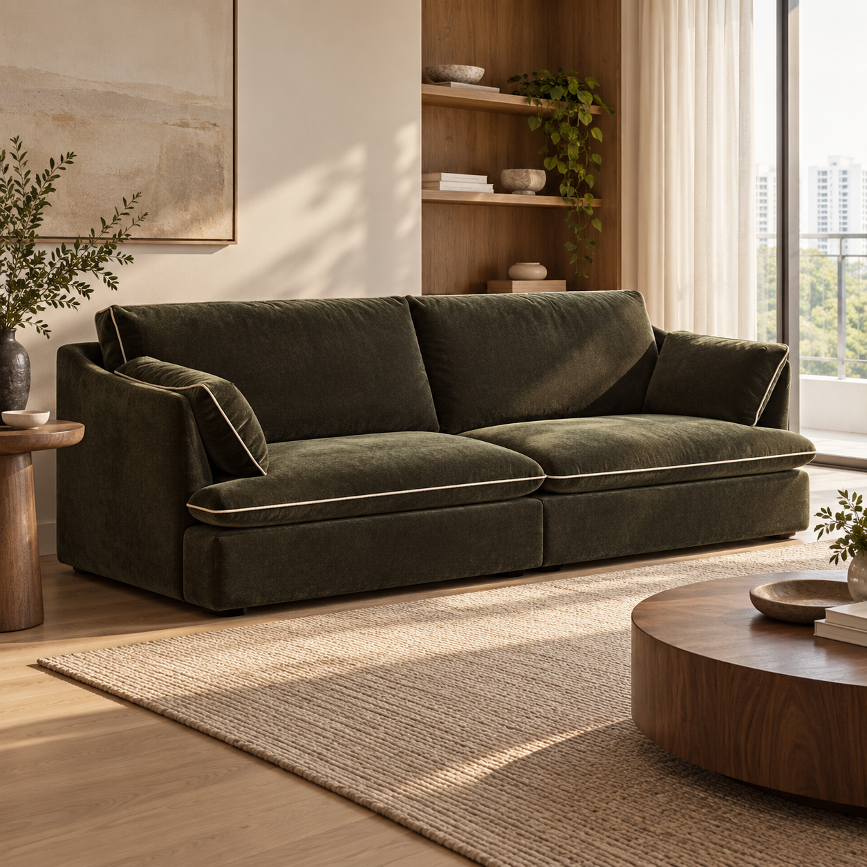 Alcorra Fabric Sofa