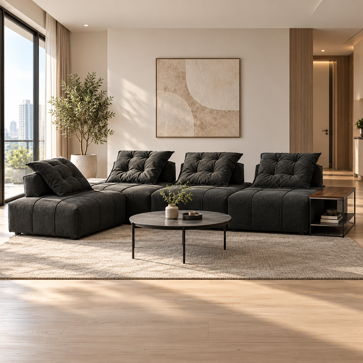 Ravione Fabric Sofa