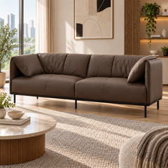 Arvessael Leather Sofa
