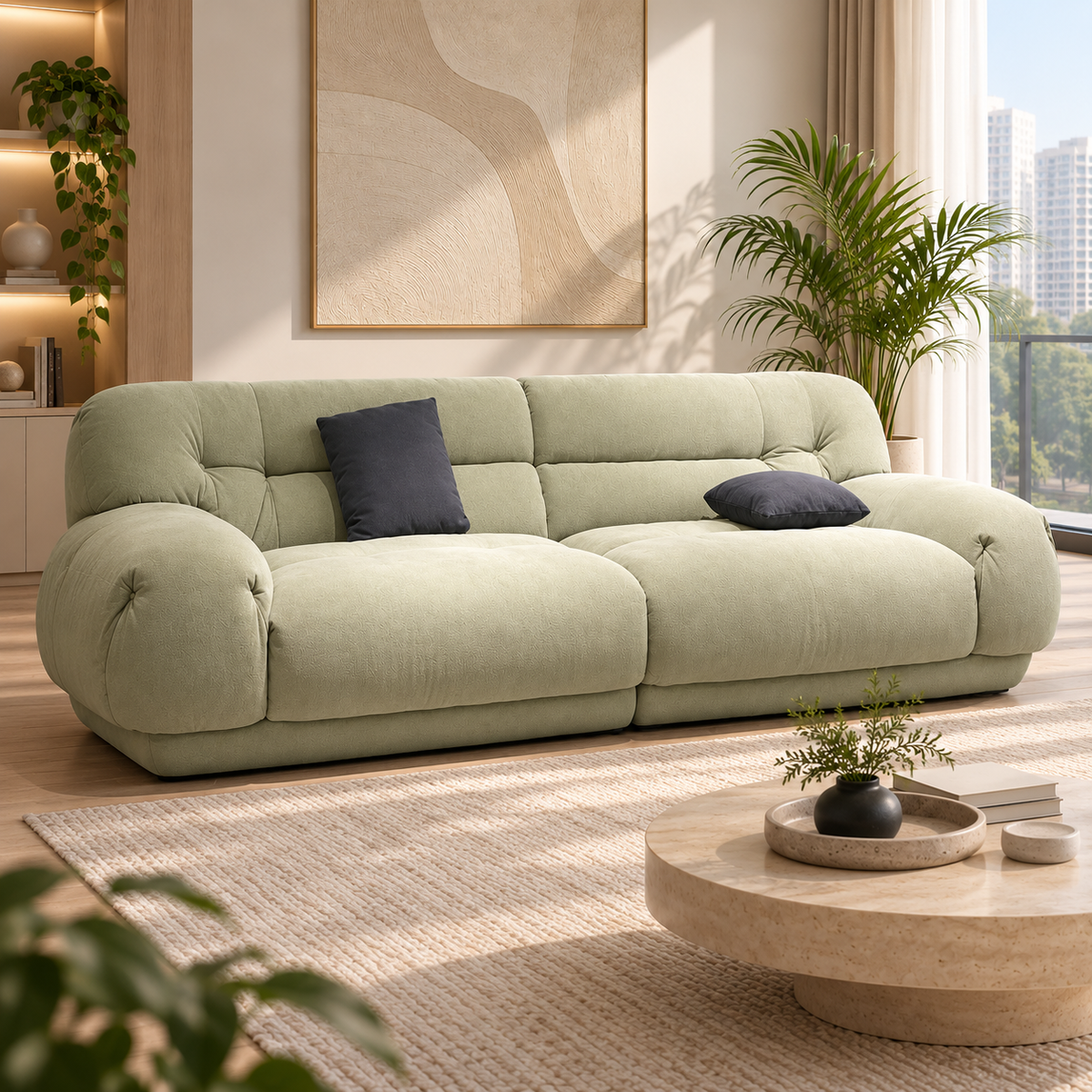 Elvierra Fabric Sofa