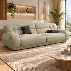 Elvierra Leather Sofa