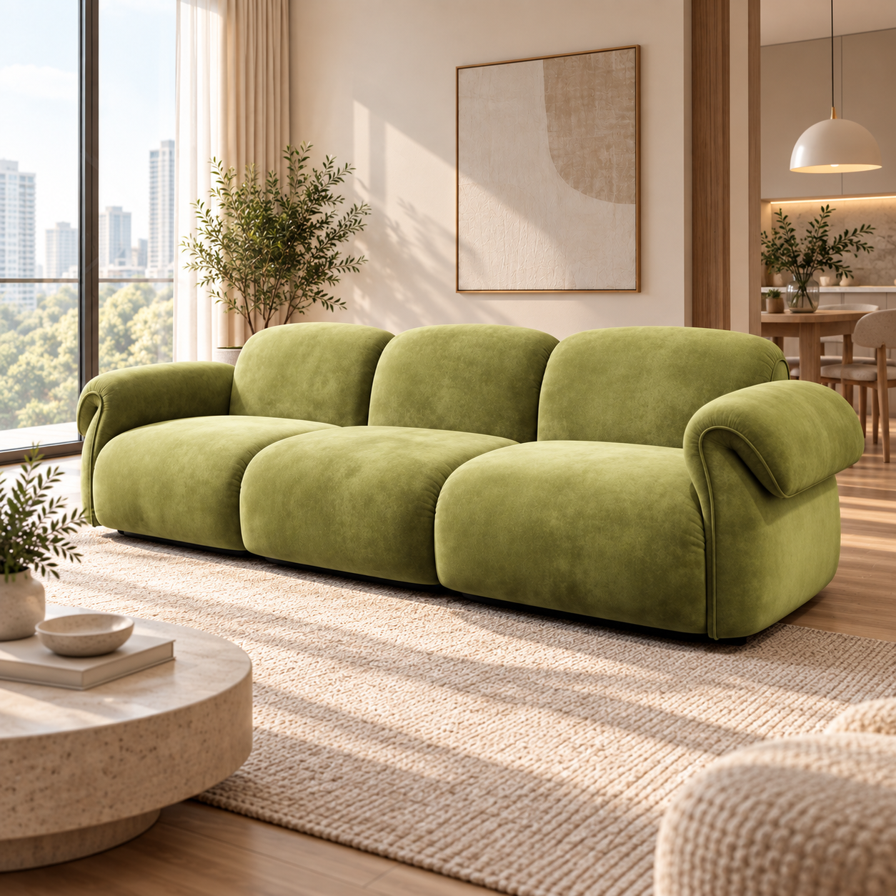 Novrienne Fabric Sofa