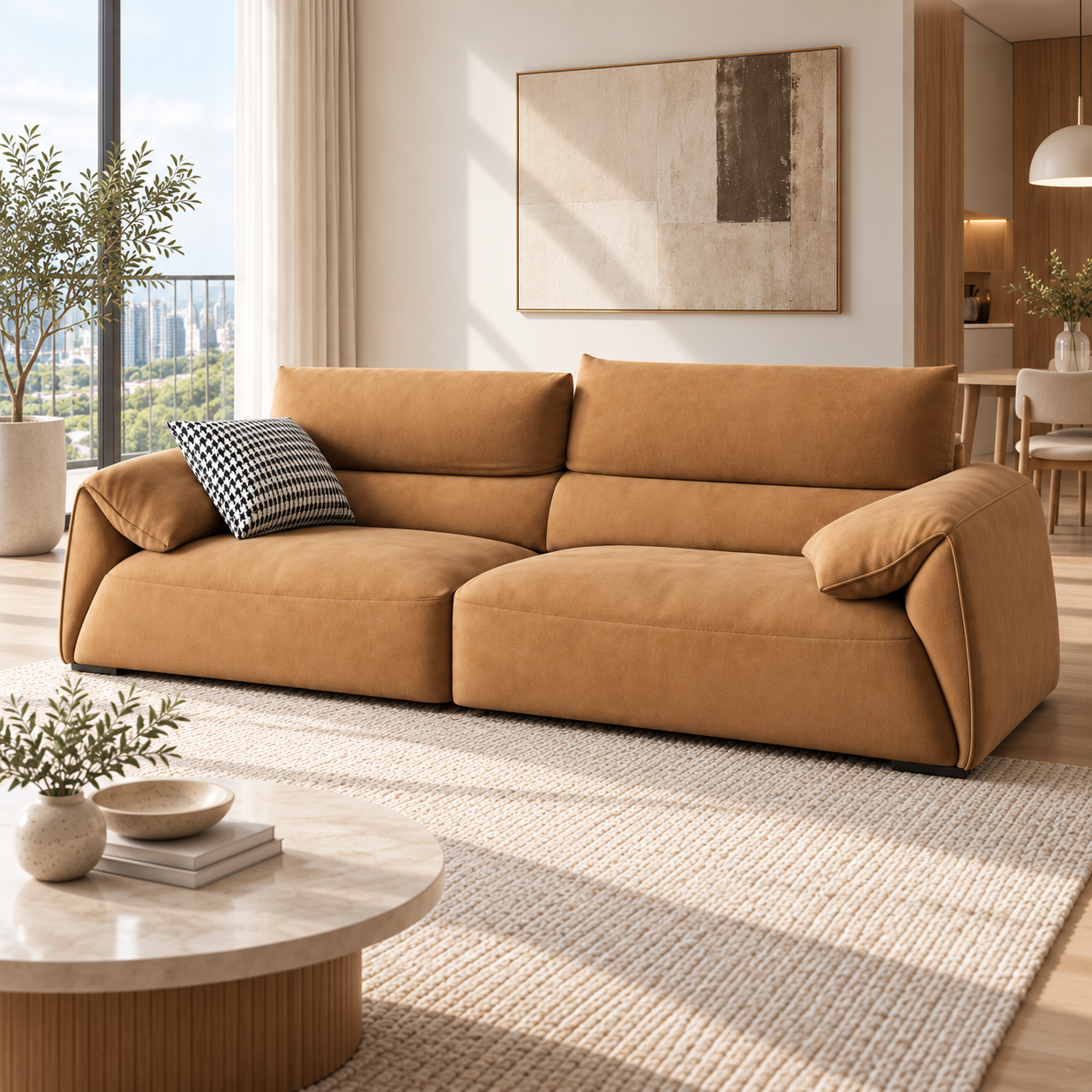 Tavmira Fabric Sofa