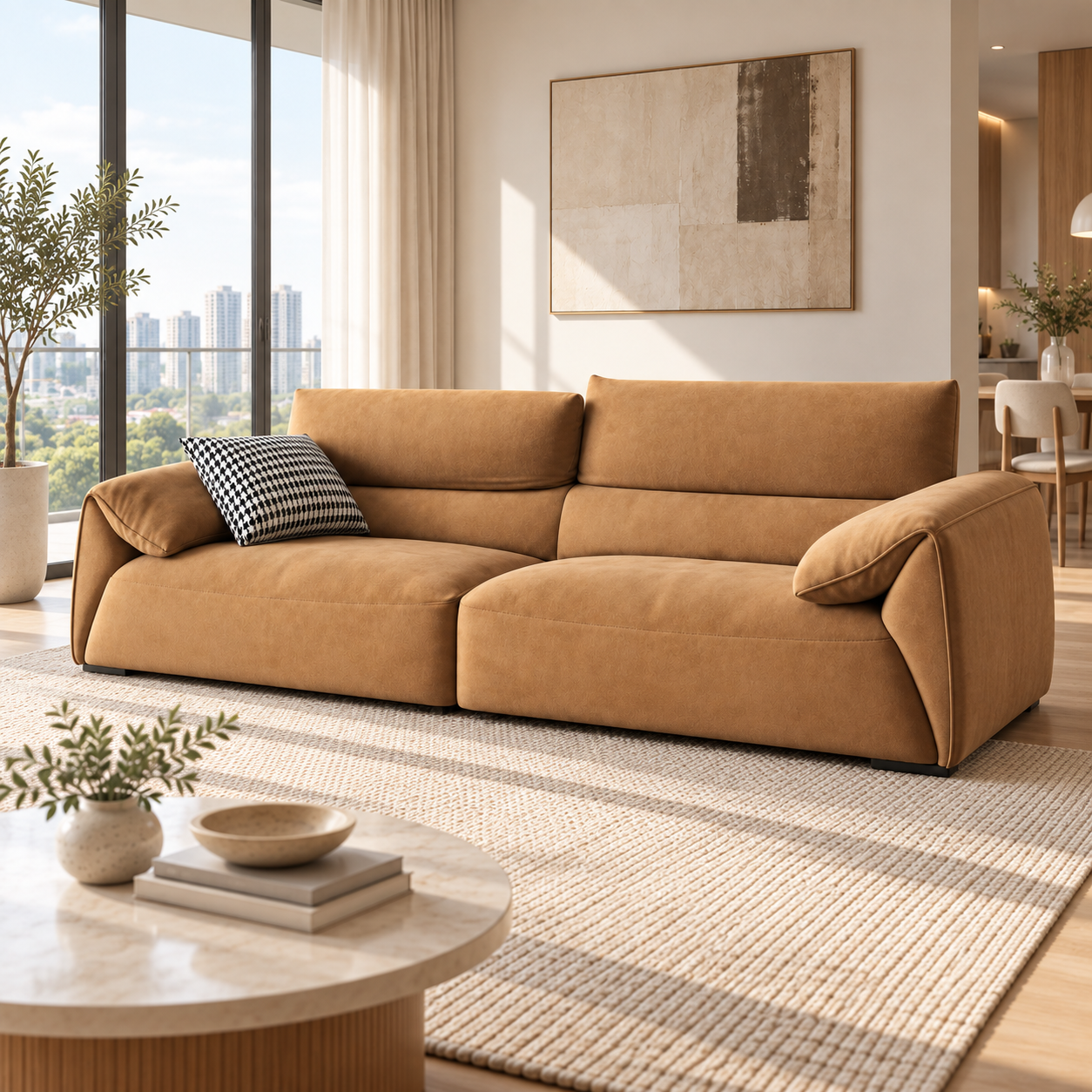 Tavmira Fabric Sofa