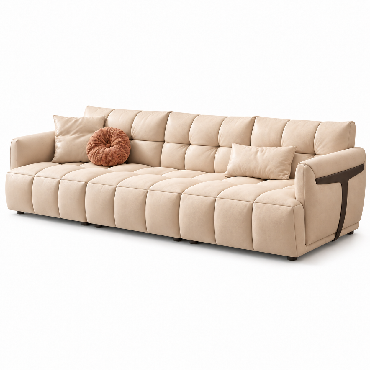 Orlienne Leather Sofa