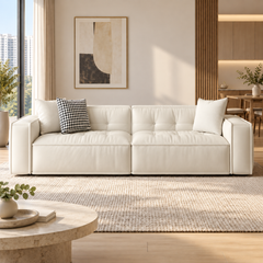 Calvenzo Faux Leather Sofa