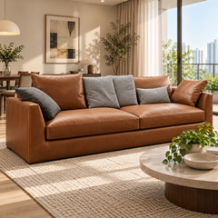 Luvienne Leather Sofa