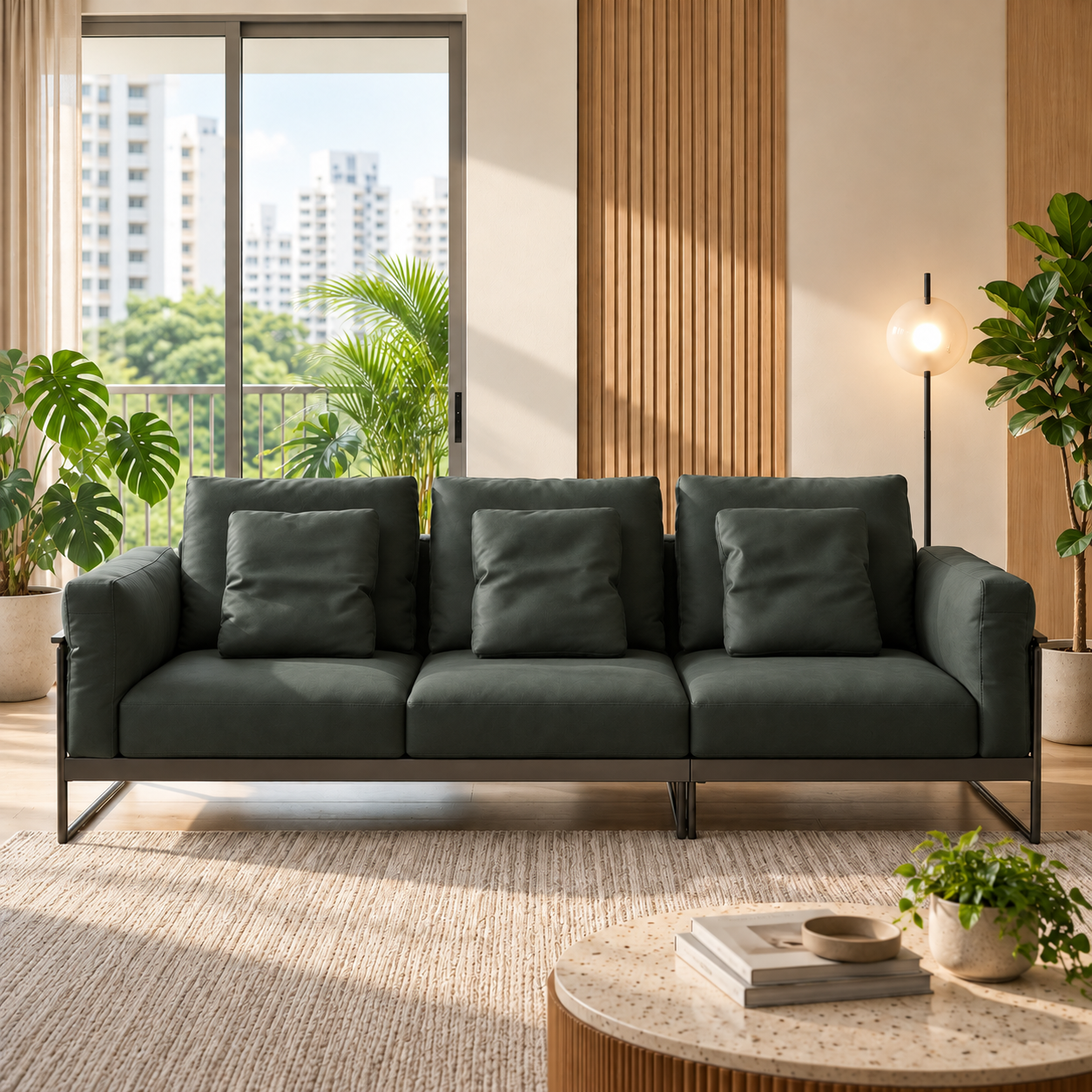 Vellanto Leather Sofa