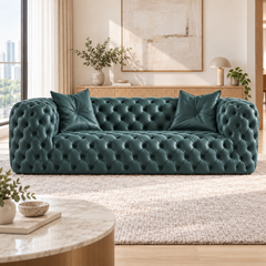 Valcorra Faux Leather Sofa