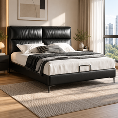 Elvantoir Leather Bed Frame