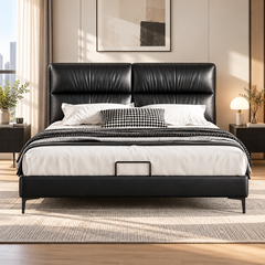 Elvantoir Leather Bed Frame