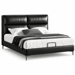 Elvantoir Leather Bed Frame