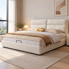 Solvarra Leather Bed Frame