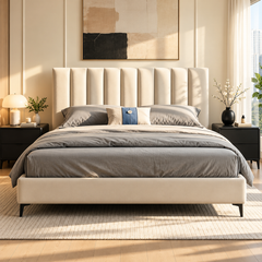 Avorlan Leather Bed Frame