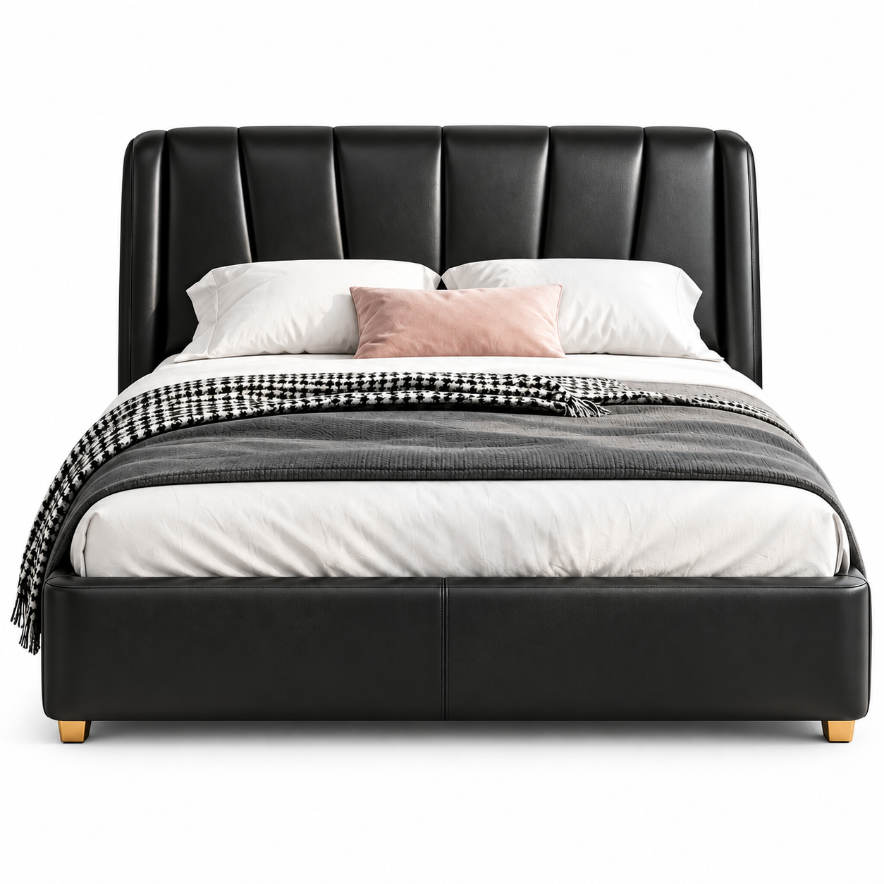 Calvienna Leather Bed Frame