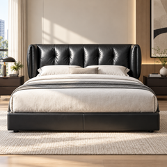 Velcanto Leather Bed Frame