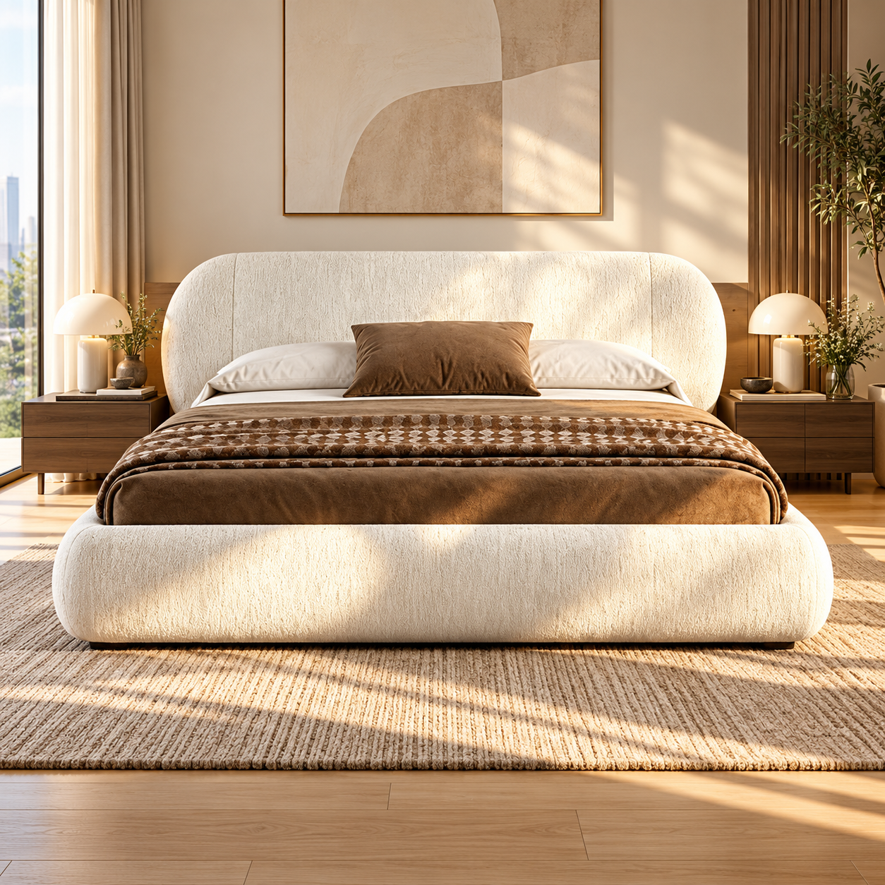 Ravienna Fabric Bed Frame