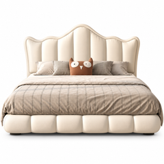 Solvenna Leather Bed Frame
