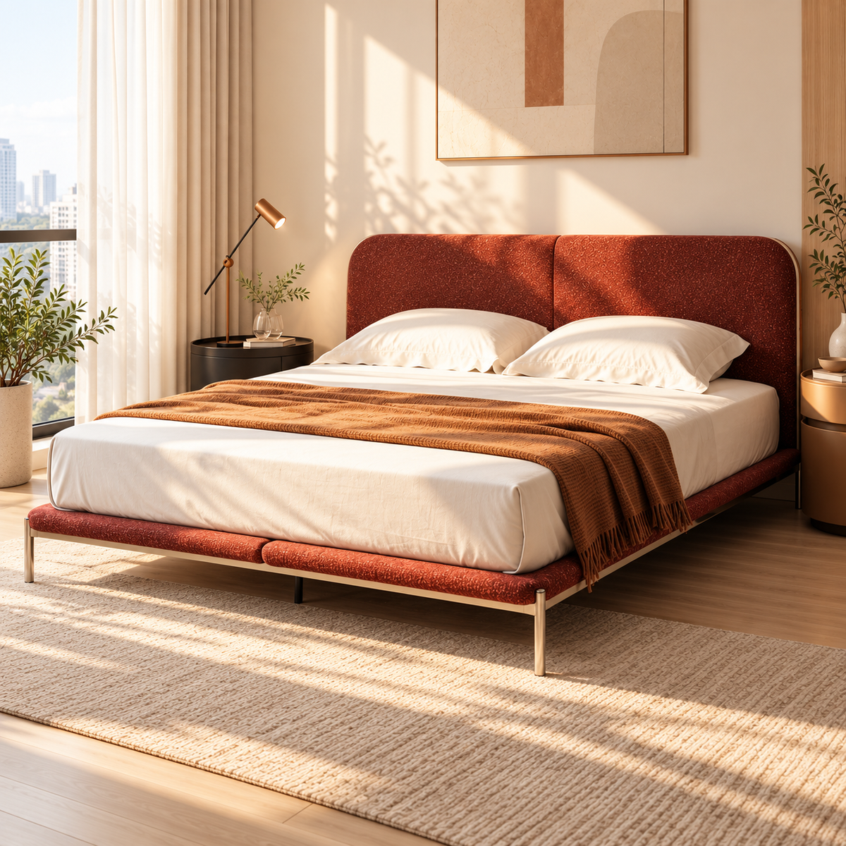 Cirelisse Fabric Bed Frame