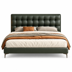 Vantiera Leather Bed Frame