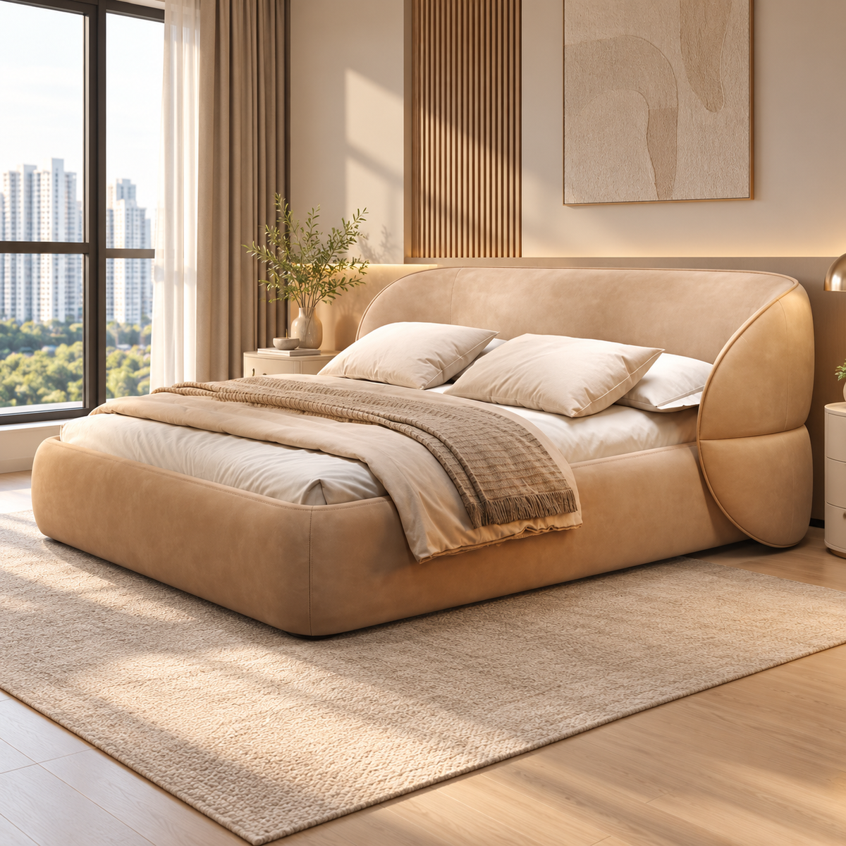 Calmorra Fabric Bed Frame