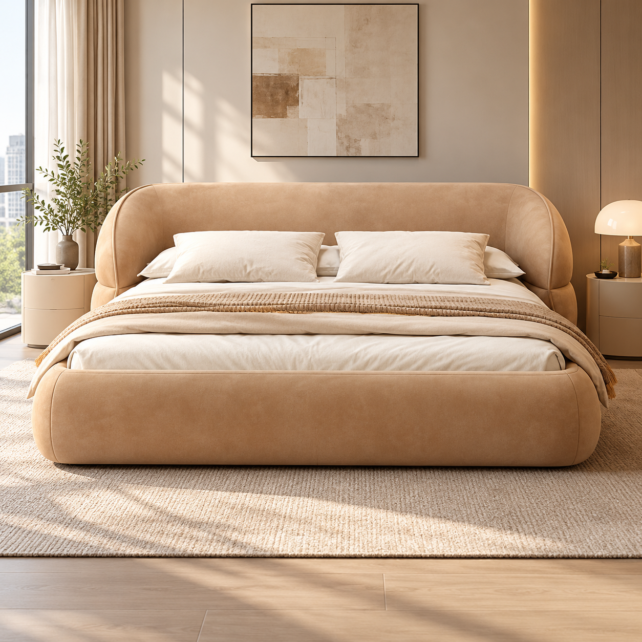 Calmorra Fabric Bed Frame