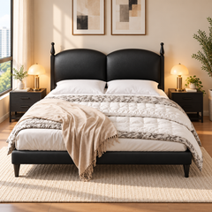 Zelvando Leather Bed Frame