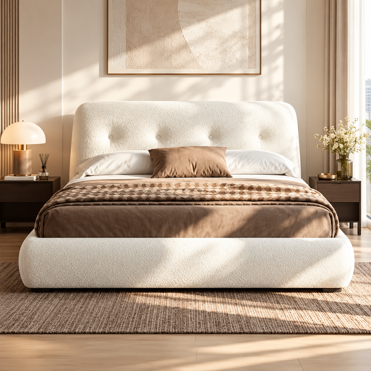 Ardelvo Fabric Bed Frame