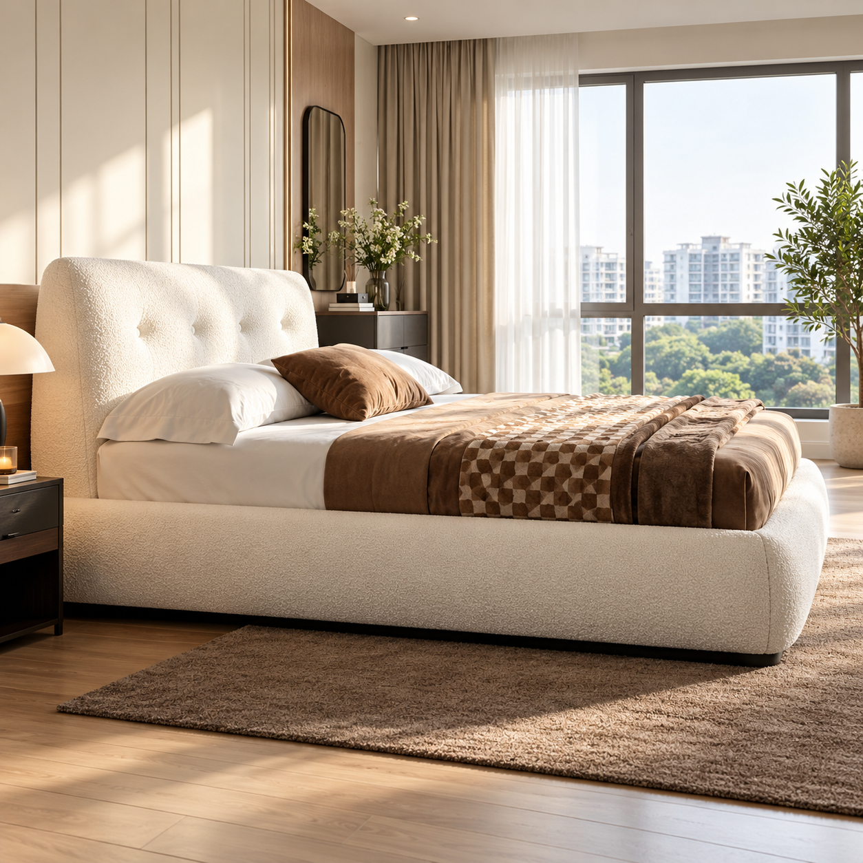 Ardelvo Fabric Bed Frame