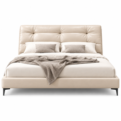 Lomvique Leather Bed Frame