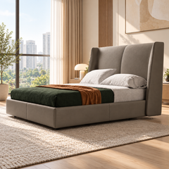 Vezrano Faux Leather Bed Frame