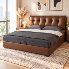 Dalmivra Leather Bed Frame