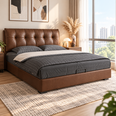 Dalmivra Leather Bed Frame