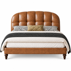 Vesliano Leather Bed Frame