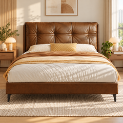 Edrivano Leather Bed Frame