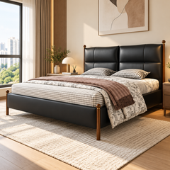 Brenlora Leather Bed Frame