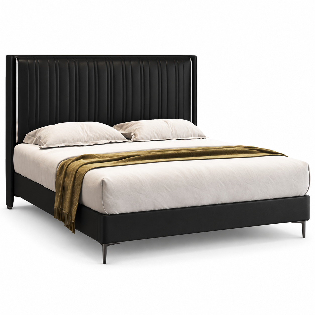 Zorveta Leather Bed Frame
