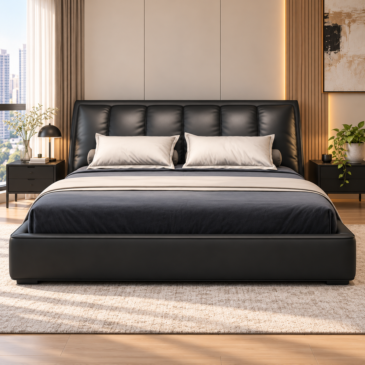 Arsovelle Leather Bed Frame