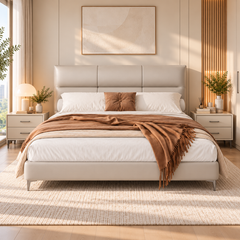Brevonia Leather Bed Frame