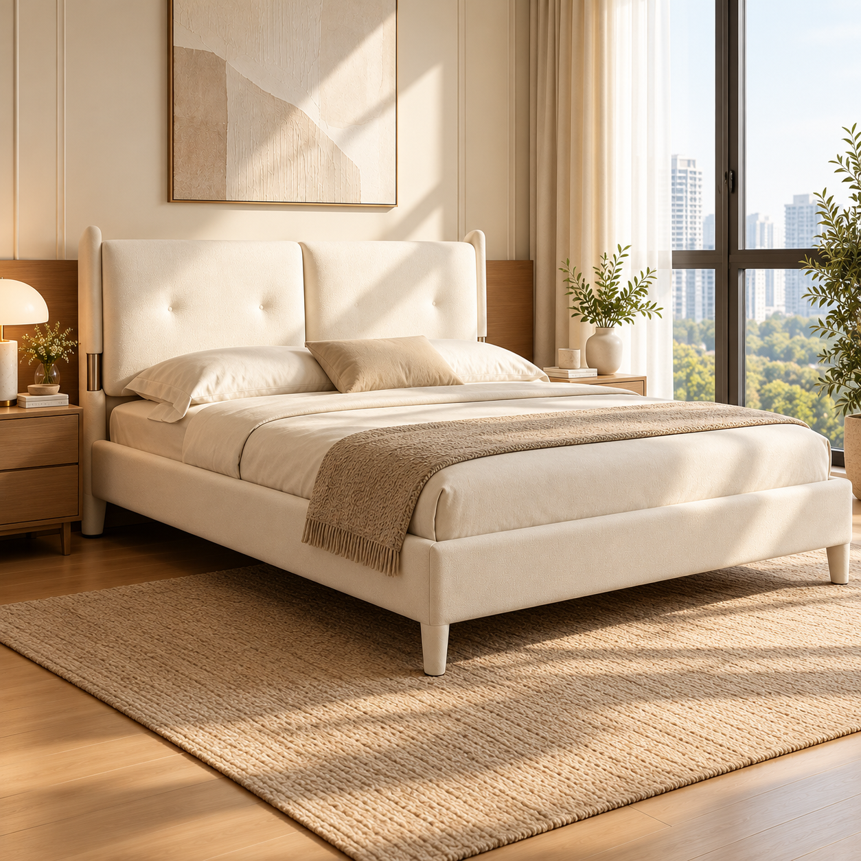 Caltrisse Fabric Bed Frame