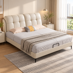 Vordella Leather Bed Frame