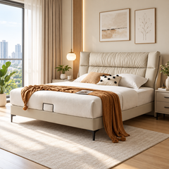 Fervano Leather Bed Frame