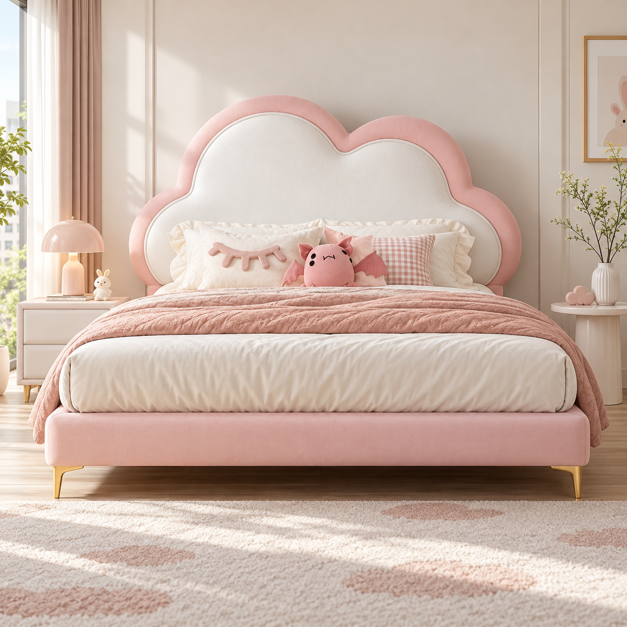 Zamirelle Leather Bed Frame