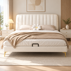 Trelvian Leather Bed Frame